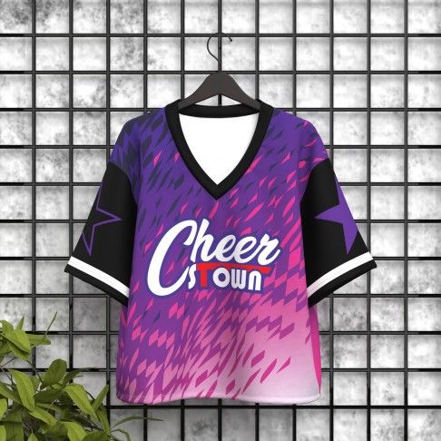 personalized women baseball jersey purple 3