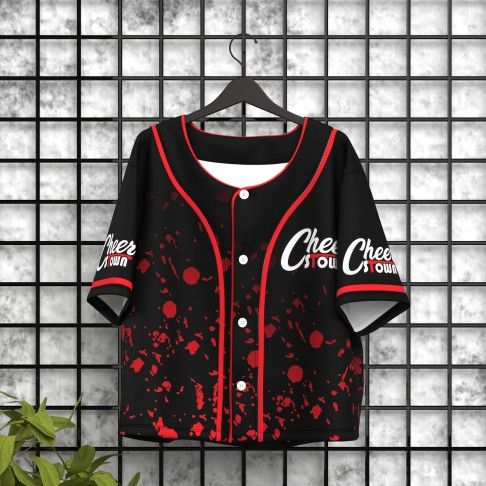 custom blank baseball jersey black 3