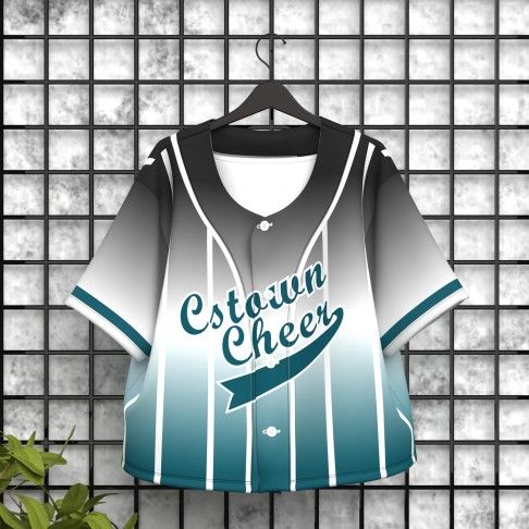 custom blank baseball jersey green 3