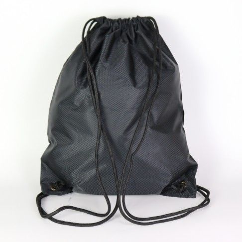 Drawstring Backpack Water Resistant String Bag black 1