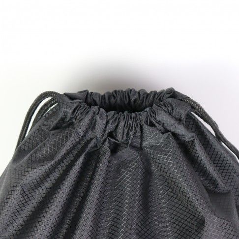 Drawstring Backpack Water Resistant String Bag black 2