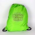 Drawstring Backpack Water Resistant String Bag green