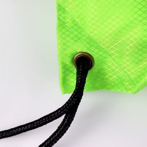 Drawstring Backpack Water Resistant String Bag green 4