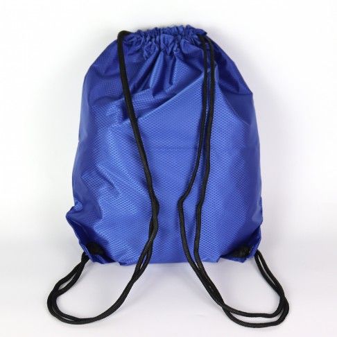 Drawstring Backpack Water Resistant String Bag blue 1