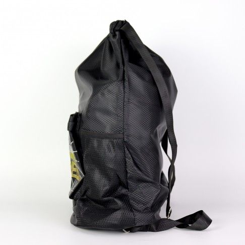 Drawstring Backpack Sports Gym Bag Water Resistant String Bag black 1