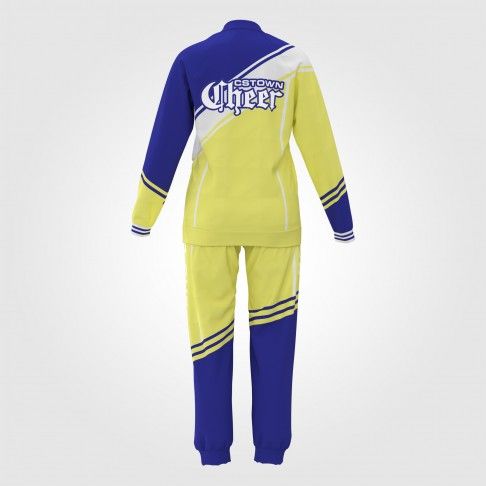 matching cheerleading warm up yellow 1