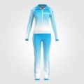 cheap cheerleading warm up suit blue