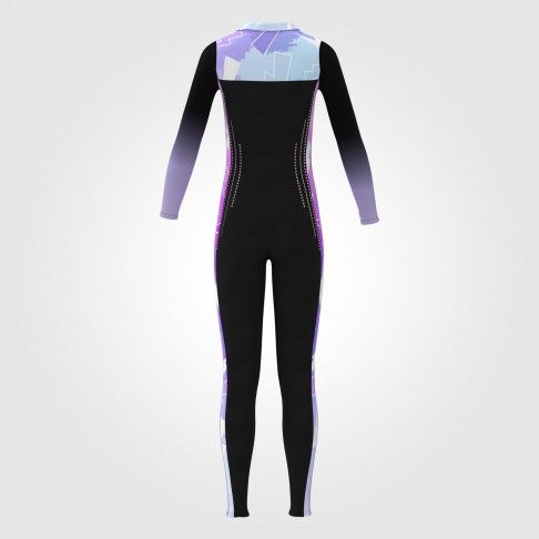 athletic cheerleader warm up gear purple 1