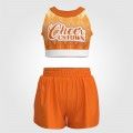 youth orange cheer practice wear orange