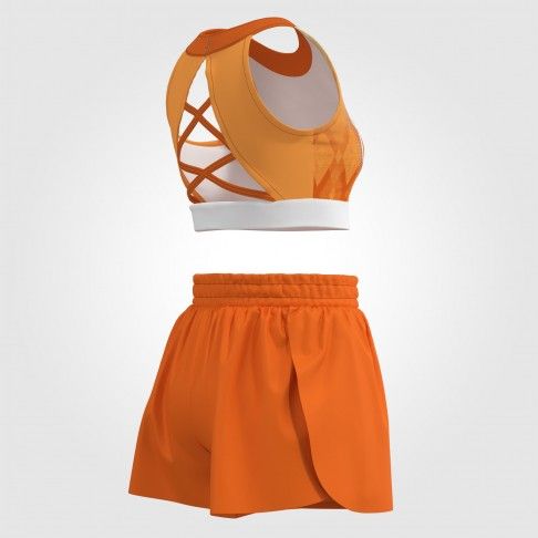 youth orange cheer practice wear orange 4