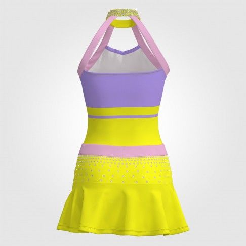 cheerleading practice outfit purple 1