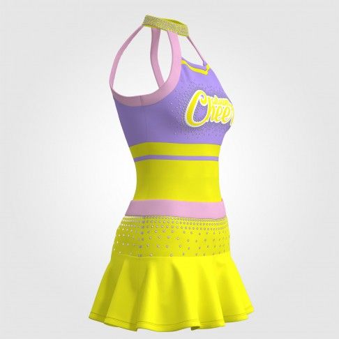 cheerleading practice outfit purple 3