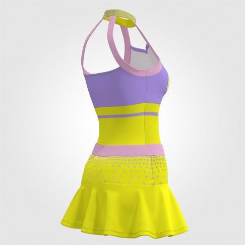 cheerleading practice outfit purple 4