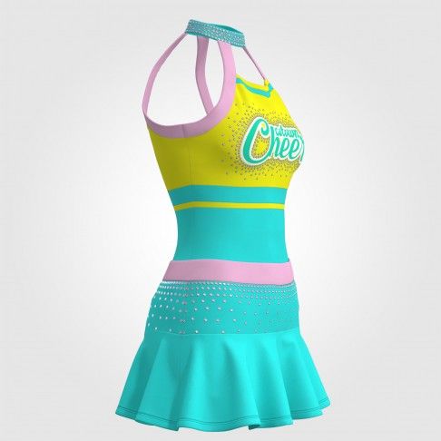 cheerleading practice outfit yellow 3