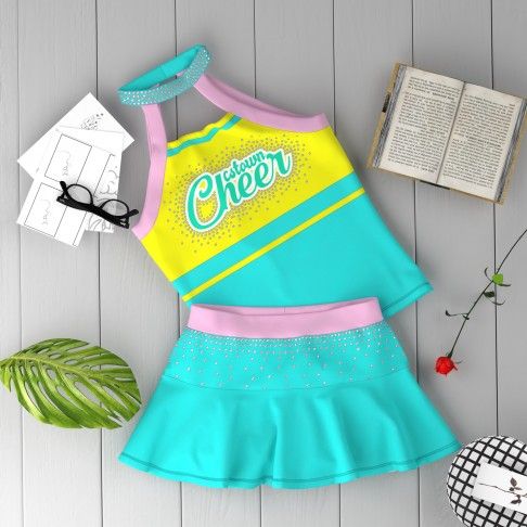 cheerleading practice outfit yellow 6