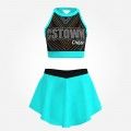 cheerleader practice uniforms store green