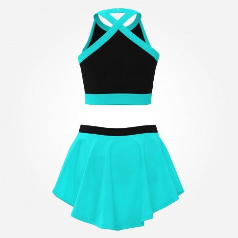 cheerleader practice uniforms store green 1