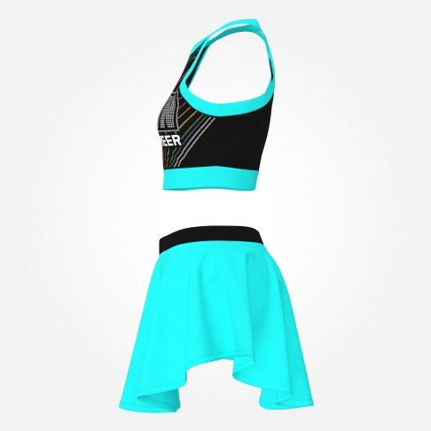 cheerleader practice uniforms store green 2