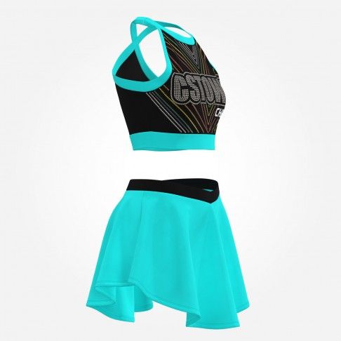 cheerleader practice uniforms store green 3