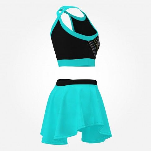 cheerleader practice uniforms store green 4