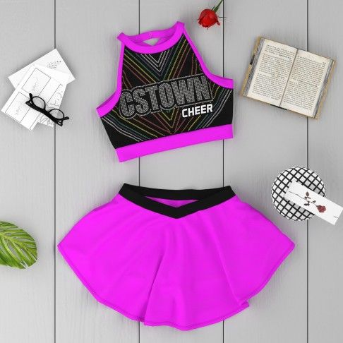 cheerleader practice uniforms store pink 6