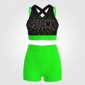 cheer practice outfits shop green