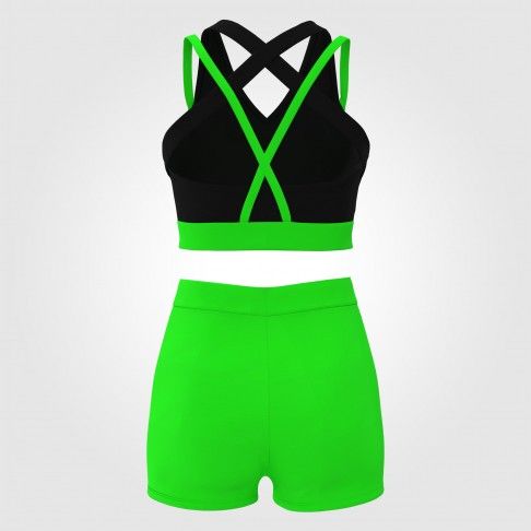 cheer practice outfits shop green 1