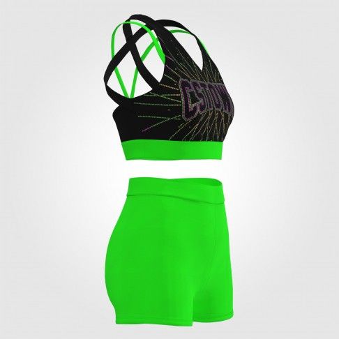 cheer practice outfits shop green 3