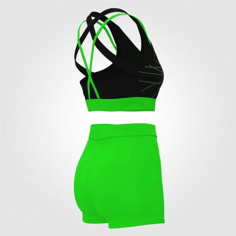 cheer practice outfits shop green 4