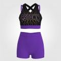 cheer practice outfits shop purple