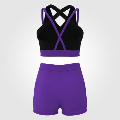 cheer practice outfits shop purple 1