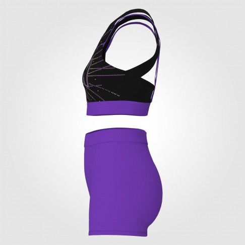 cheer practice outfits shop purple 2