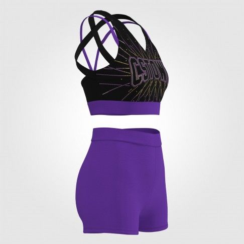 cheer practice outfits shop purple 3