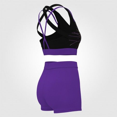 cheer practice outfits shop purple 4