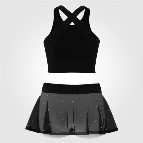 all star cheerleading practice outfits black 1