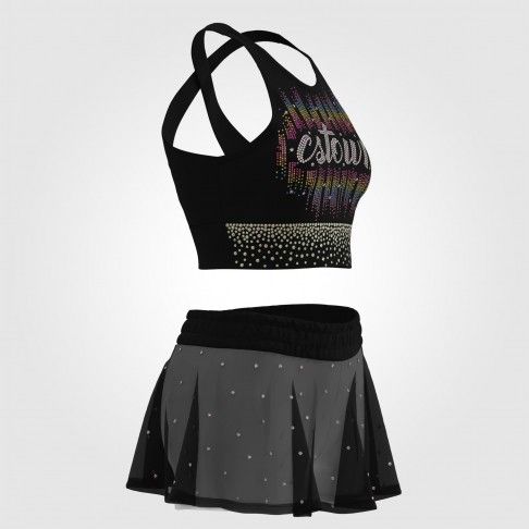 all star cheerleading practice outfits black 3