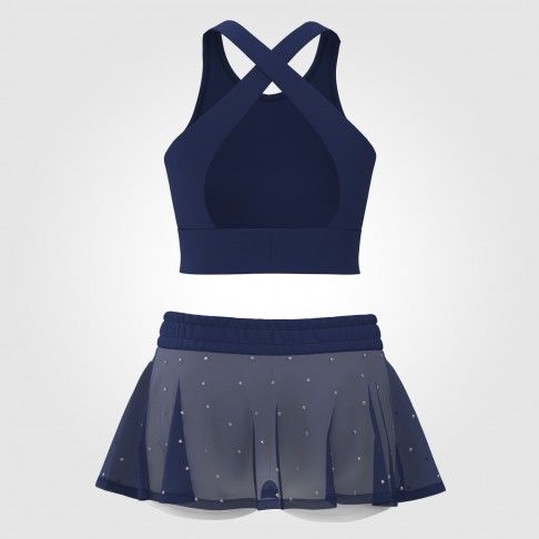 all star cheerleading practice outfits blue 1