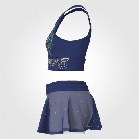 all star cheerleading practice outfits blue 2