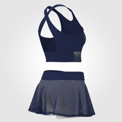 all star cheerleading practice outfits blue 4