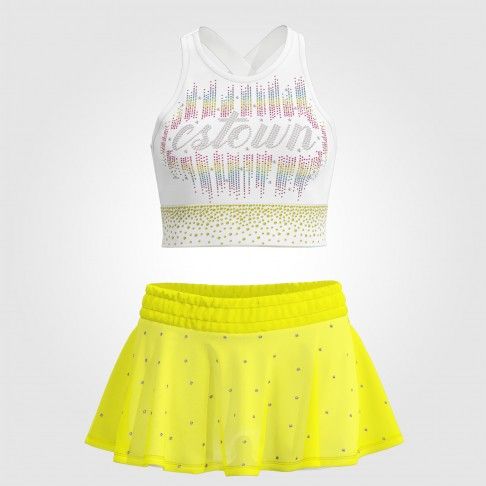 all star cheerleading practice outfits yellow 0