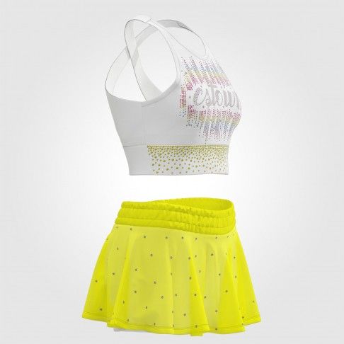 all star cheerleading practice outfits yellow 3