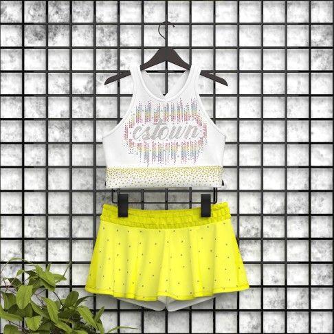 all star cheerleading practice outfits yellow 5