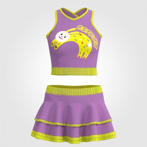 cheerleader inspired outfit practice apparel purple 0