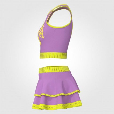 cheerleader inspired outfit practice apparel purple 2