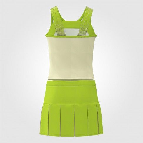 make your own blank cheer practice uniforms green 1