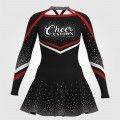 long sleeve black youth cheer costume black