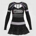 womens modest black cheerleader outfit black