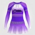 womens modest black cheerleader outfit purple