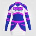 women's plus size yellow cheer uniform blue