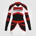 women's plus size yellow cheer uniform red